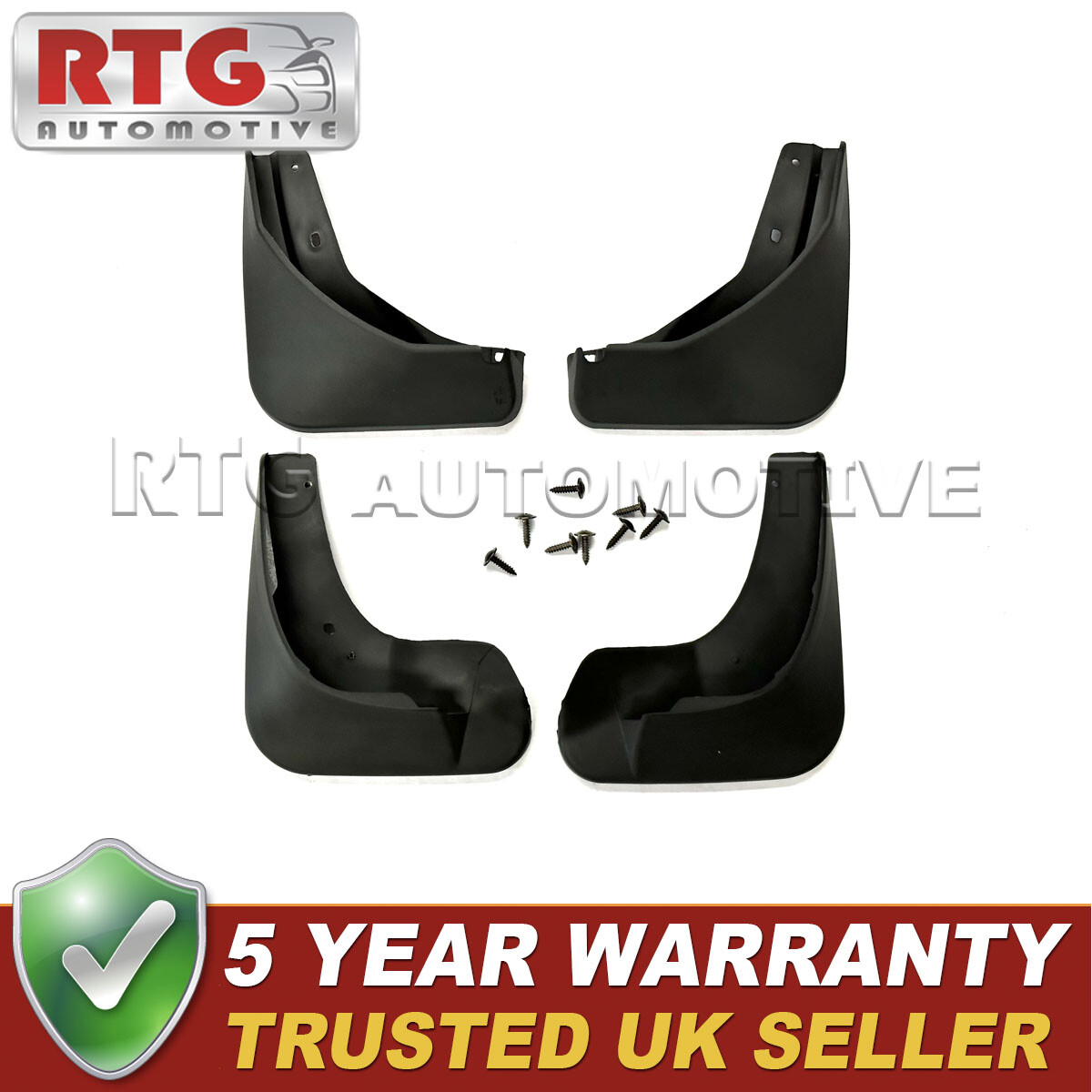 Tailored Mud Flaps Set of 4 For Skoda Fabia 2015-2023 RTG