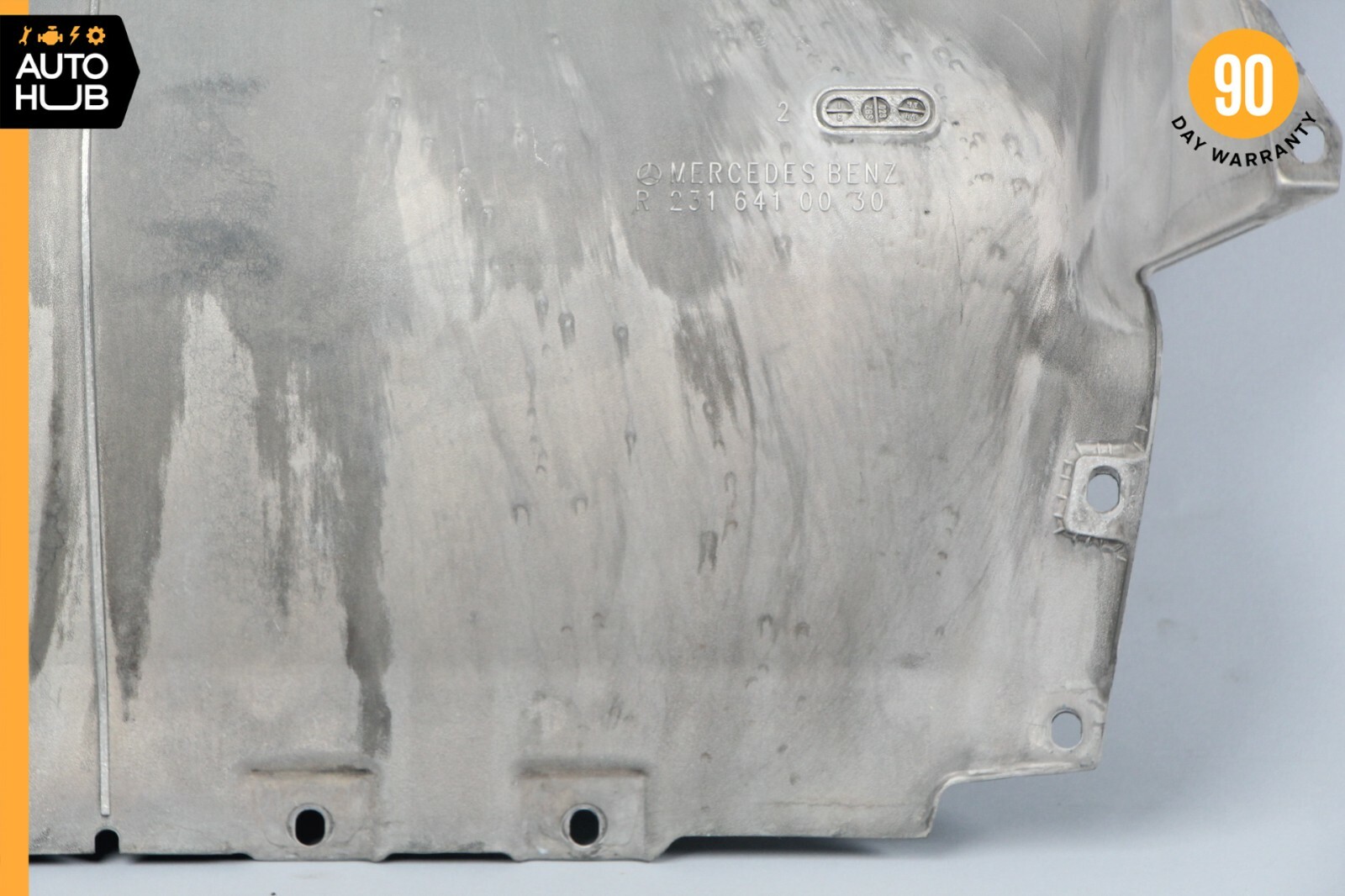 13-20 Mercedes R231 SL400 SL550 Trunk Inside Fuel Tank Shield Guard OEM 62k