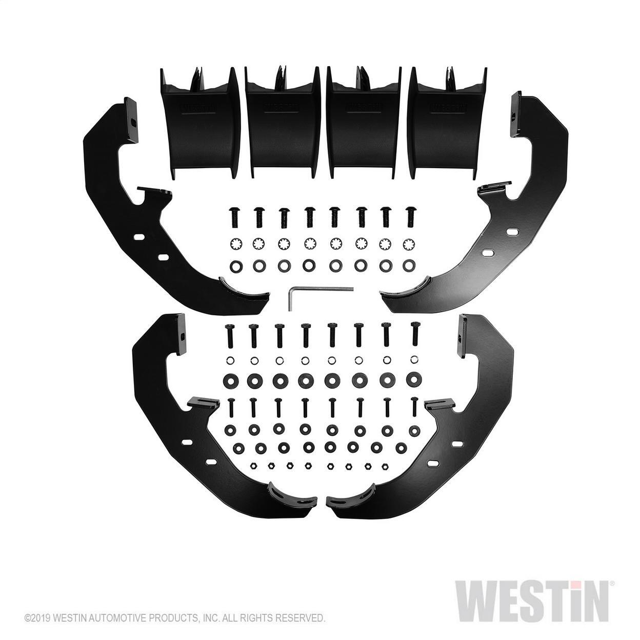 Westin PRO TRAXX 4 Oval Nerf Step Bars for Chevy Silverado/GMC Sierra 1500 19-20