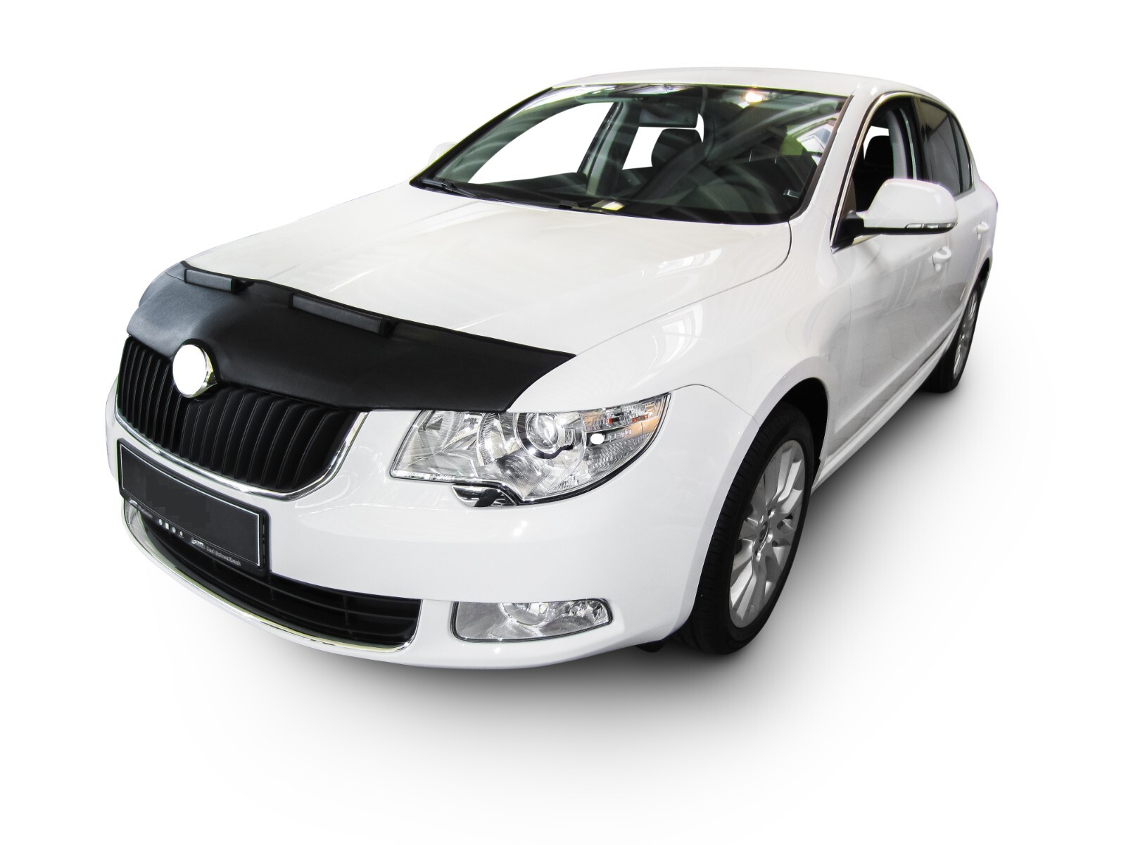 Car bra stone chip protection suitable for Skoda Superb II year 2008-2013 hoo…