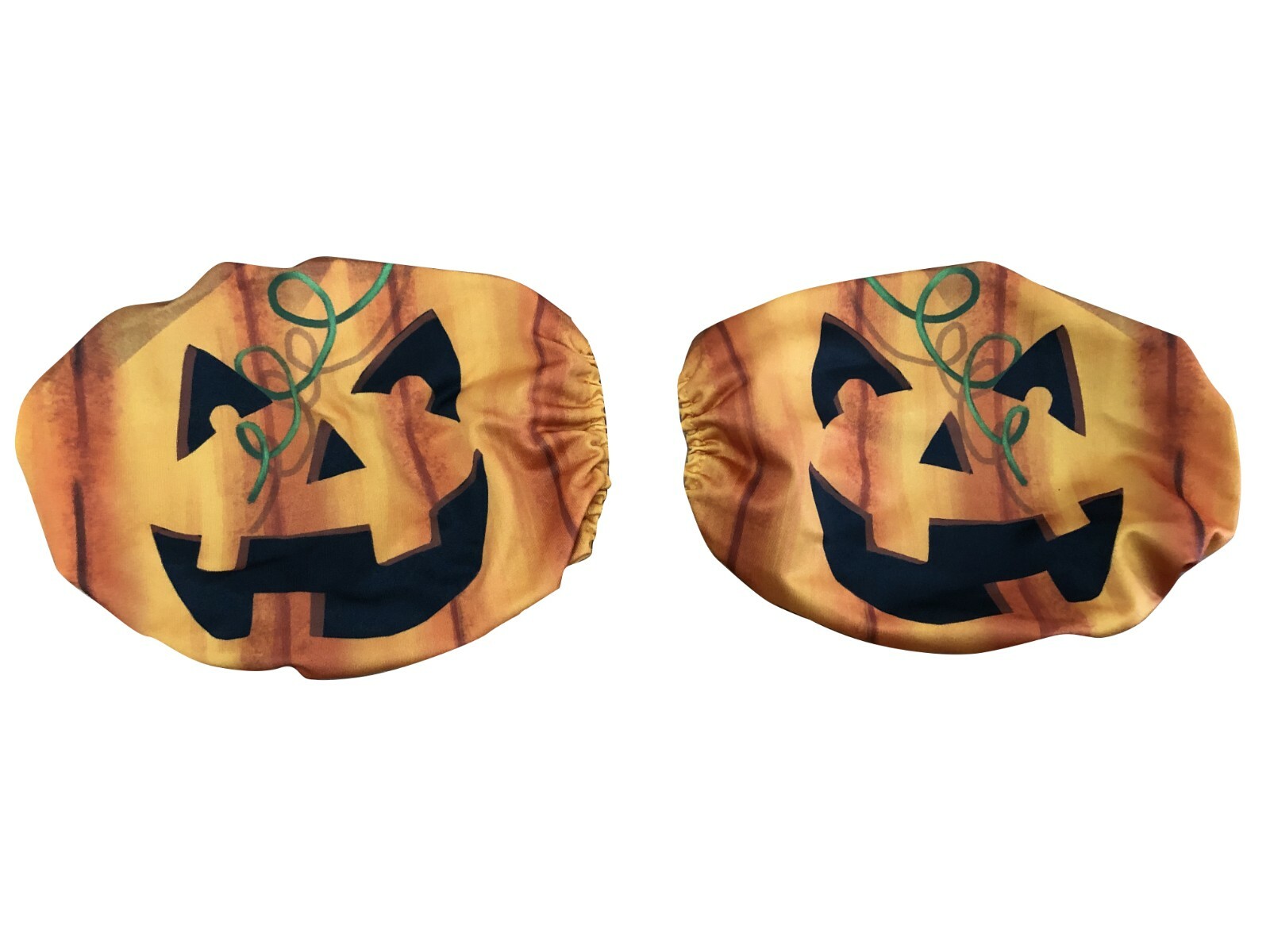 Side Mirror Covers for Cars – Set of 2, Smiling Jack-O-Lantern Face, Fall