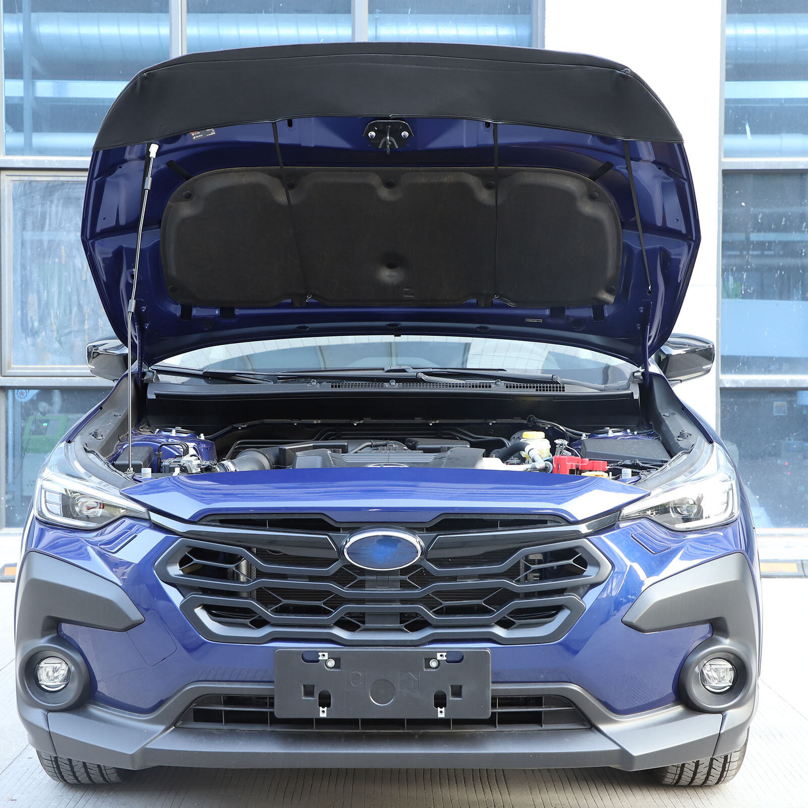 Front End Bumper Hood Mask Bra Cover Fits For Subaru Crosstrek 2024 2025 Lether