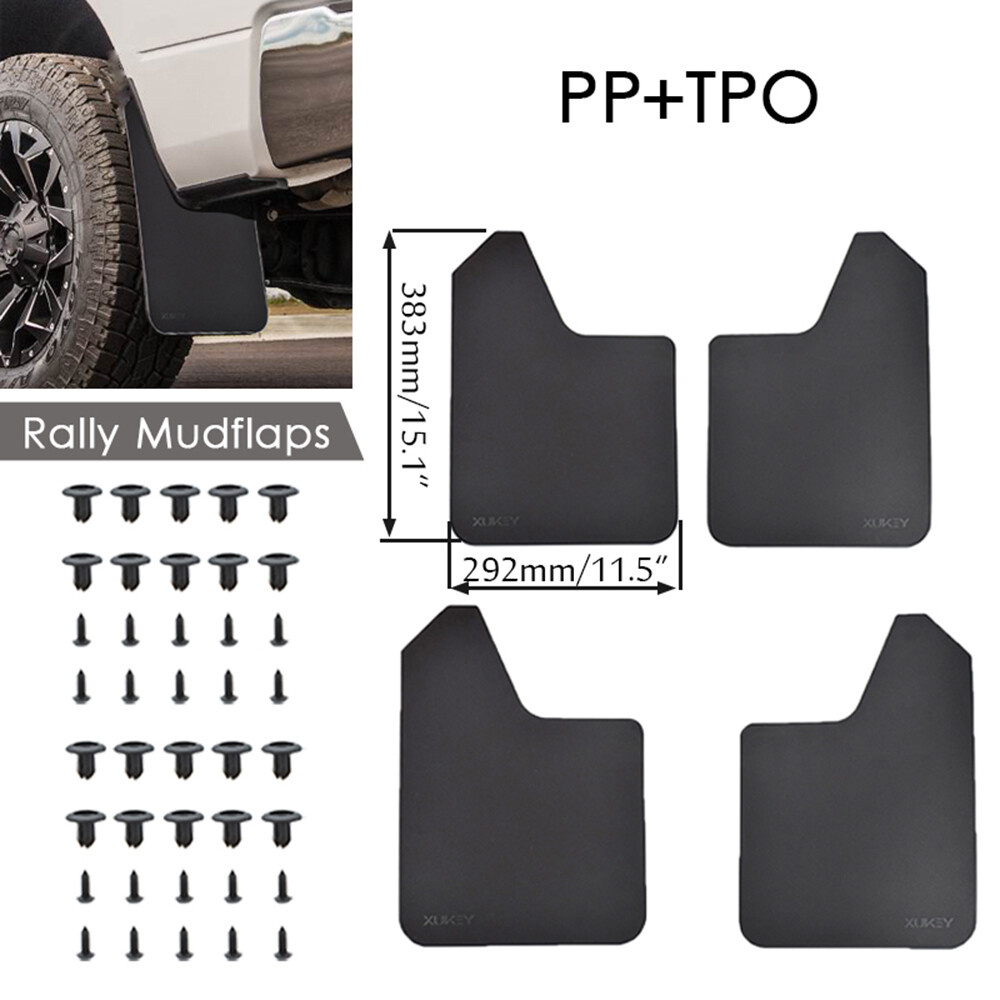 4Pcs Wide Rally Mud Flaps Splash Guards Mudguards For Ford F150 F150/250 F-Seris