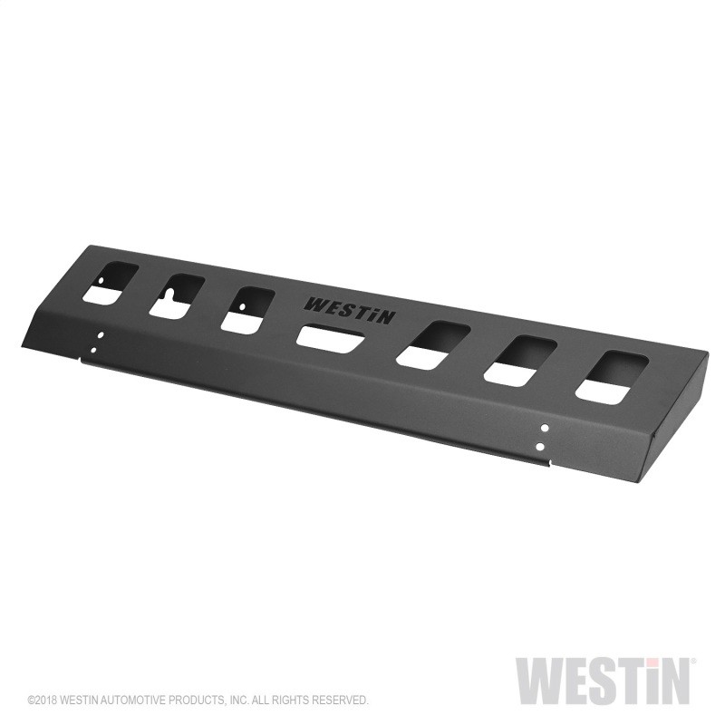 Westin 2018-2026 Jeep Wrangler JL Front Bumper Skid Plate – Textured Black