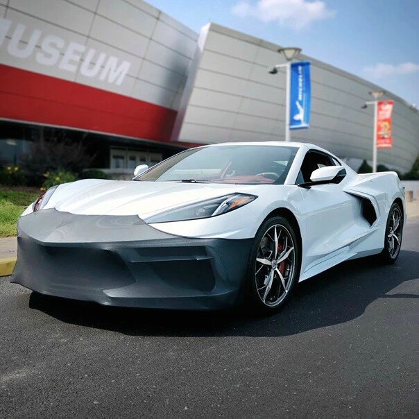 C8 Corvette Stingray NoviStretch Front + Mirror Bra Combo High Tech Stretch Mask