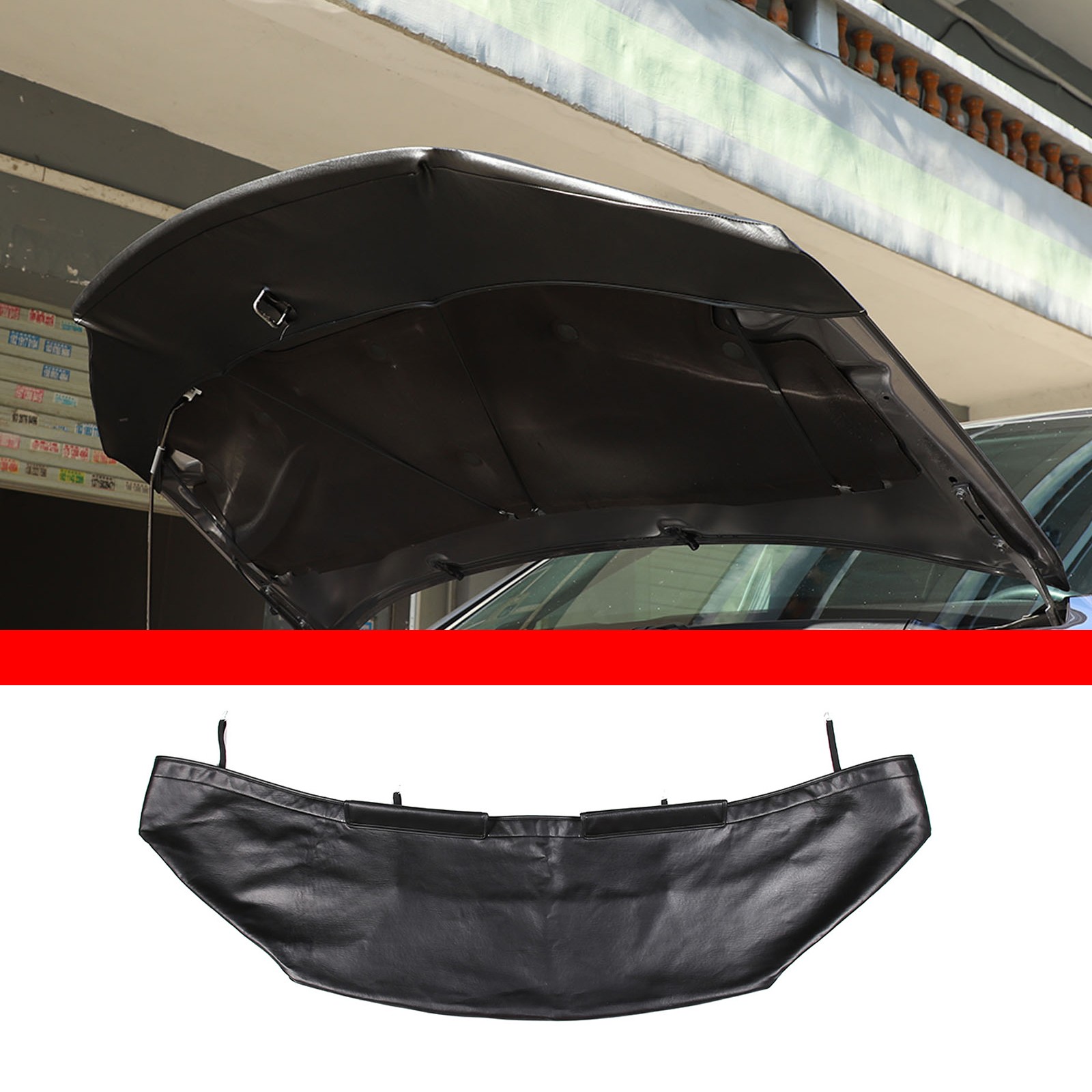Front End Hood Stone Bra Guard Cover Protection Leather For Honda Pilot 2015-22