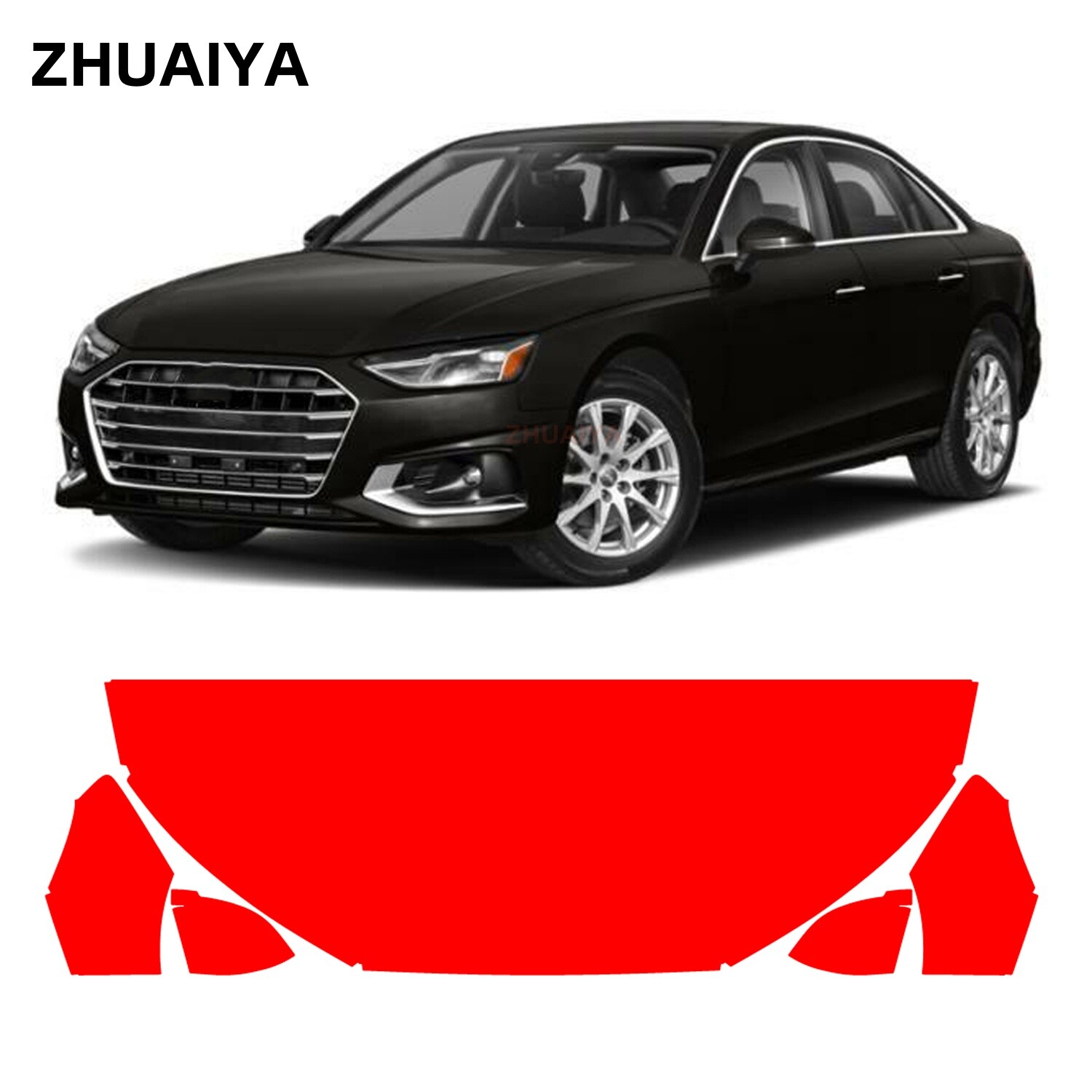 Partial Hood + Fenders PPF Paint Protection Film For Audi A4 2020-2025
