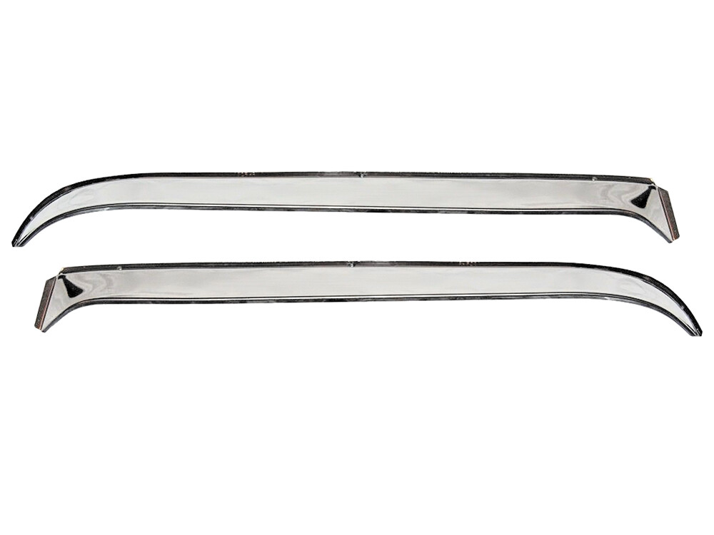 1967-72 F-250 Rain Deflectors Door Window F350 Pickup Truck Ventshade New