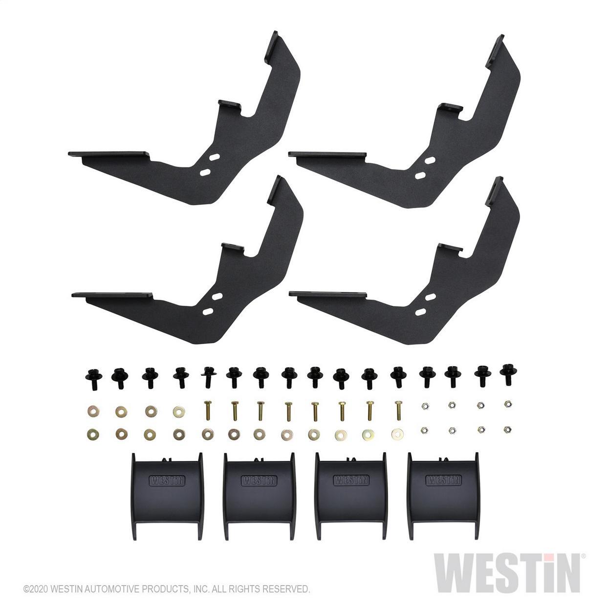 Westin R7 Nerf Step Bars for Chevy/GMC Silverado/Sierra 1500 Reg Cab 19-20 – Bla
