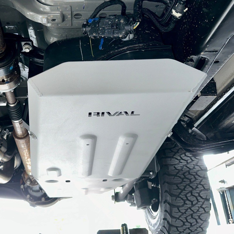 Rival 2333.1889.1.6 Aluminum Gas Tank Skid Plate For 2024-26 Ford Ranger Raptor