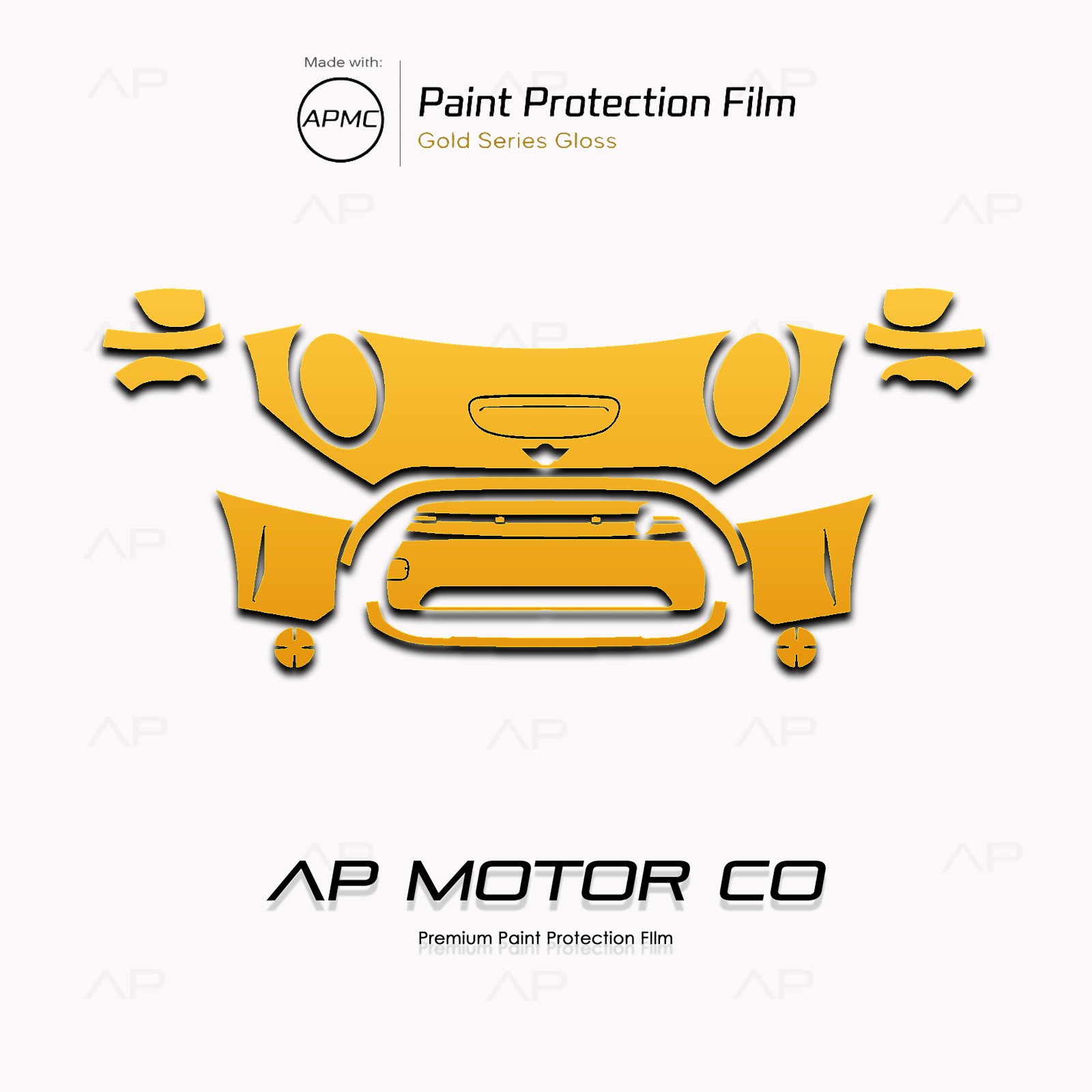 MINI Cooper Electric 2022-2026 Series Pre Cut Paint Protection Film PPF