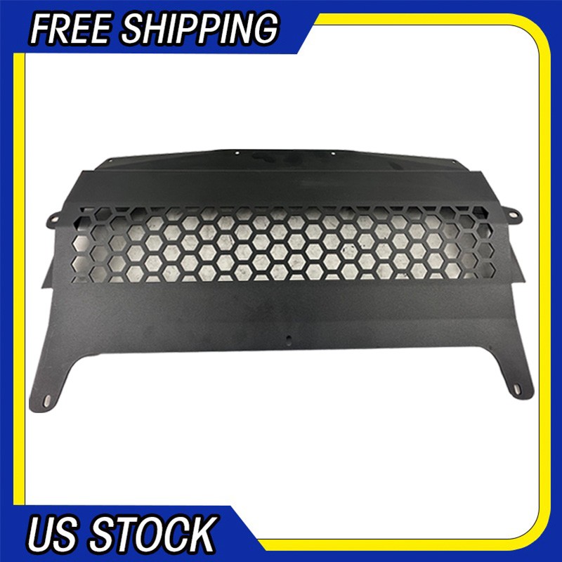 Black Aluminum Oil Cooler Skid Plate FOR BWM S55 F80 M3 F82 F83 M4 3.0L Turbo
