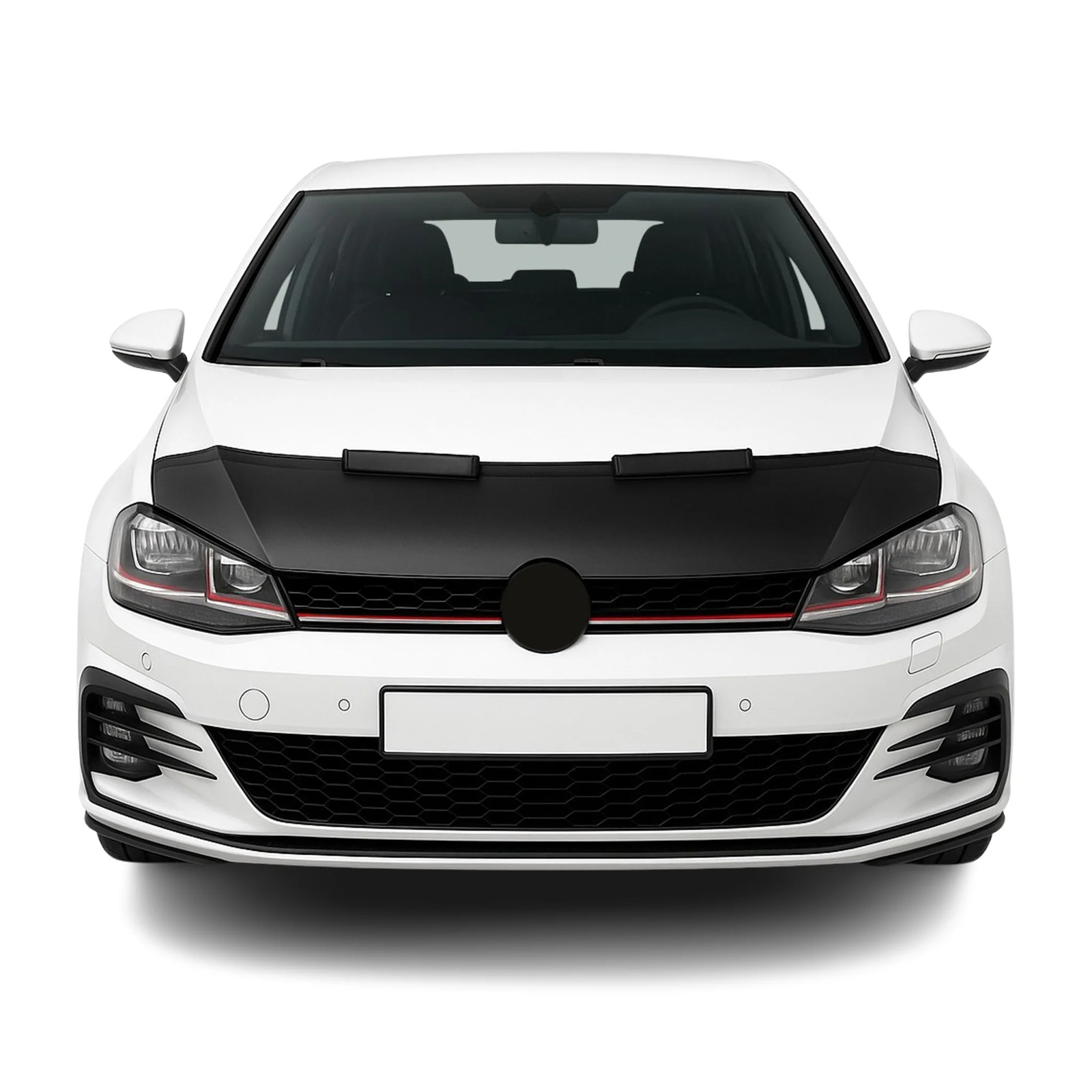 Car Bonnet Mask Hood Bra for VW Golf Mk7 2015-2021 Black 1 Pc