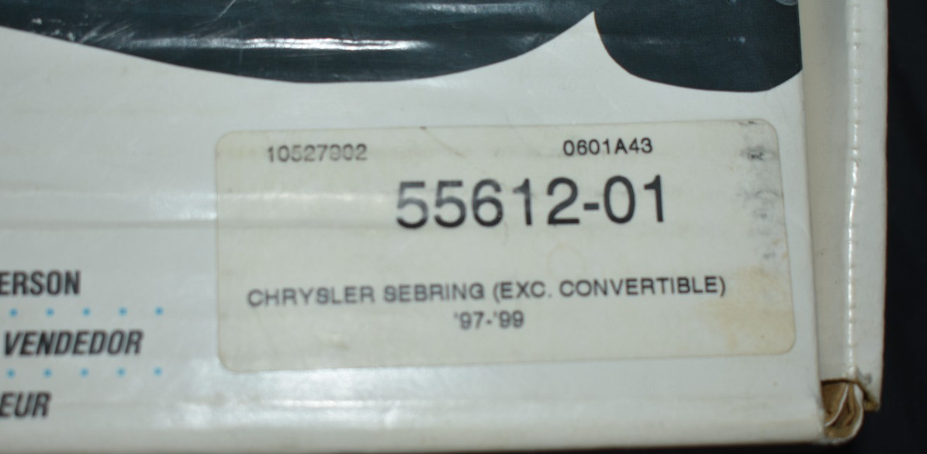 VINTAGE LEBRA CUSTOM FRONT END COVER FOR CHRYSTLER SEABRING 1997-1999 ONLY