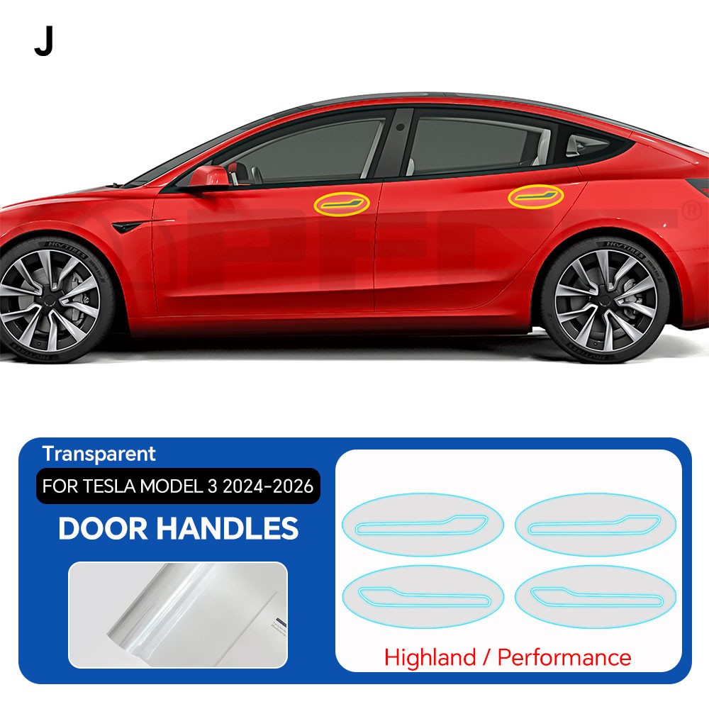 Matte PPF PreCut Full Car Kit For Tesla Model 3 Performance 2024-2026 Protection