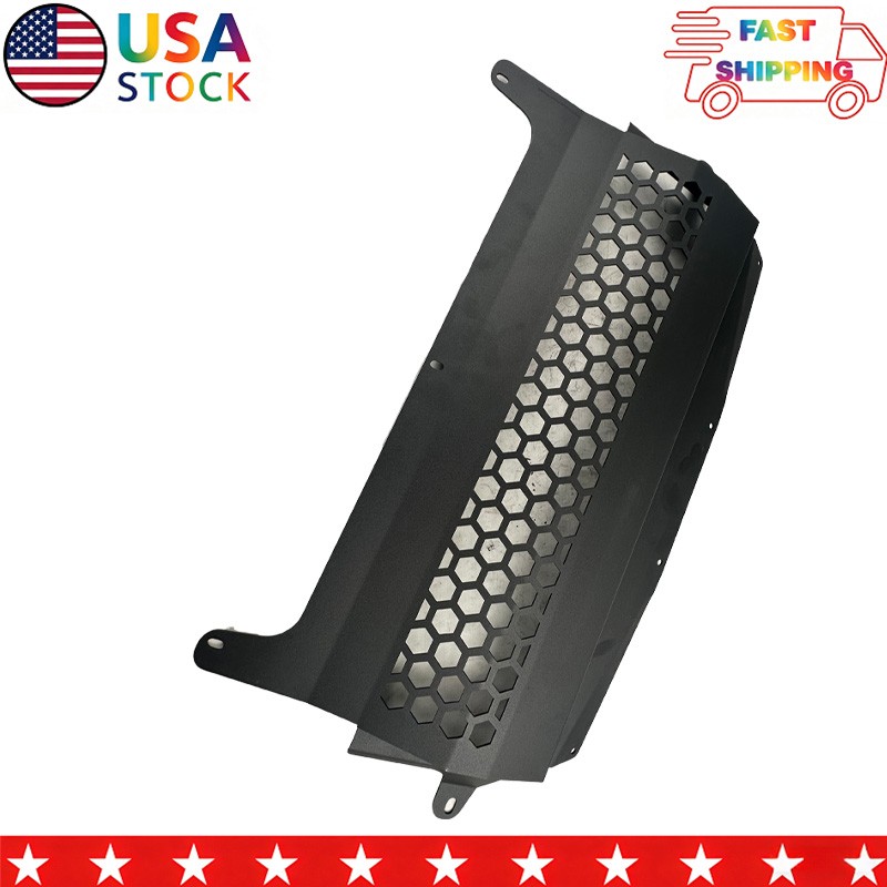 Black Aluminum Oil Cooler Skid Plate For BWM S55 F80 M3 F82 F83 M4 3.0L Turbo