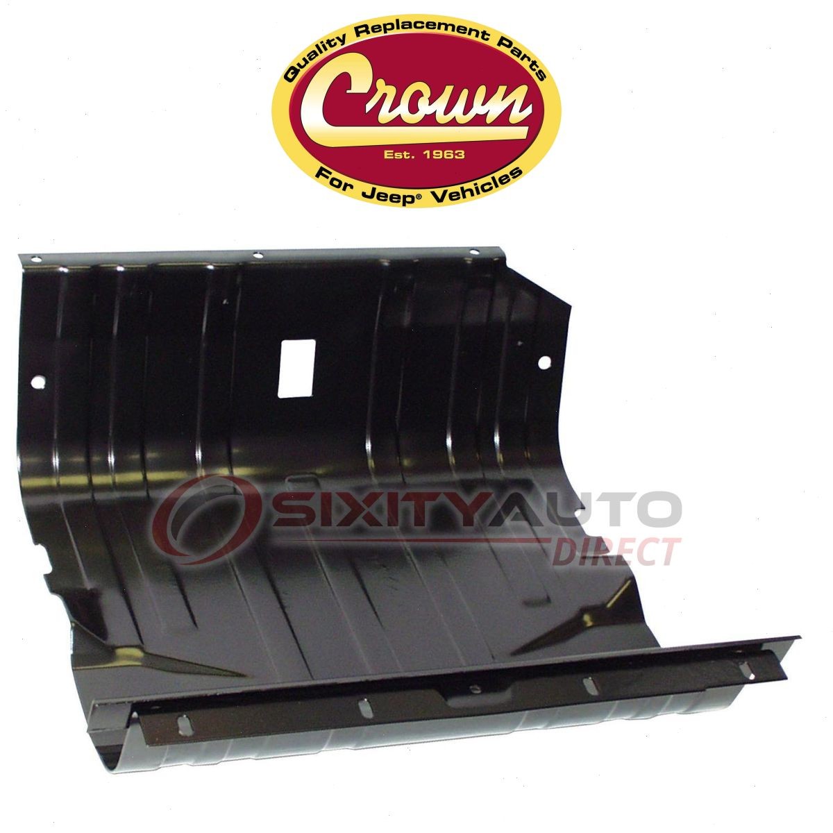 Crown Automotive Fuel Tank Skid Plate for 1976-1983 Jeep CJ5 – Body Frame wo