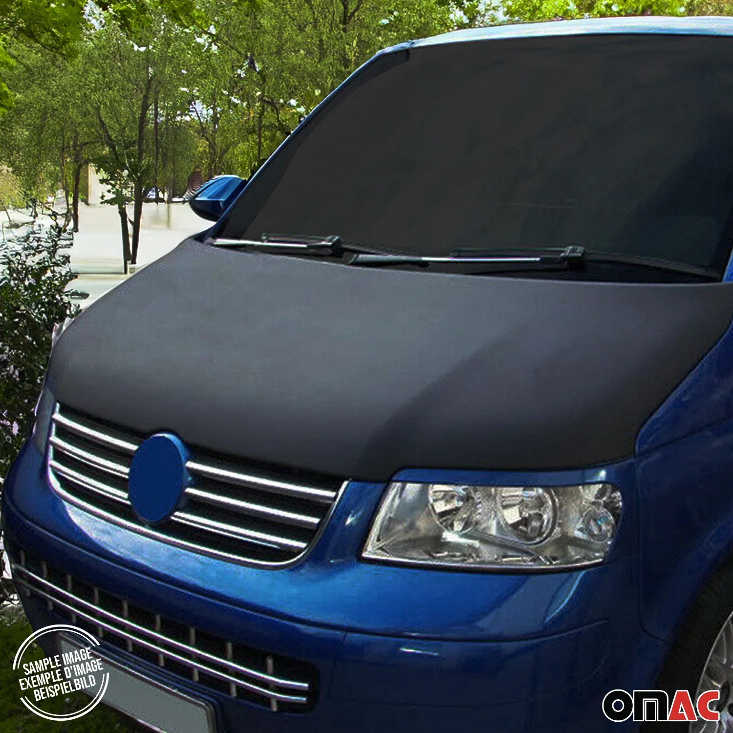Car Bonnet Mask Hood Bra for Mercedes Sprinter W906 2006-2013 Black Full Cover