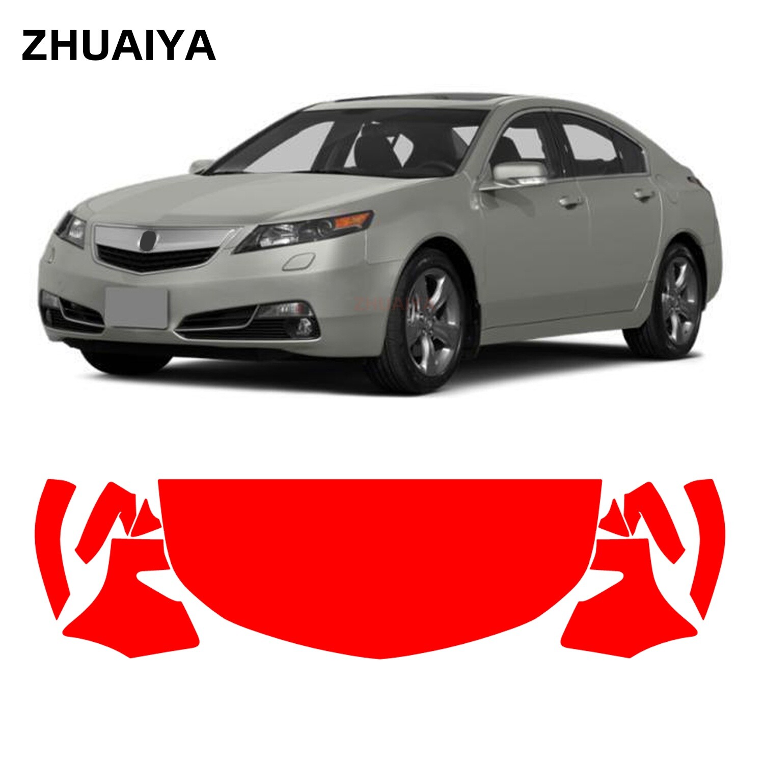 Partial Hood + Fenders PPF Paint Protection Film For Acura TL 2012-2014