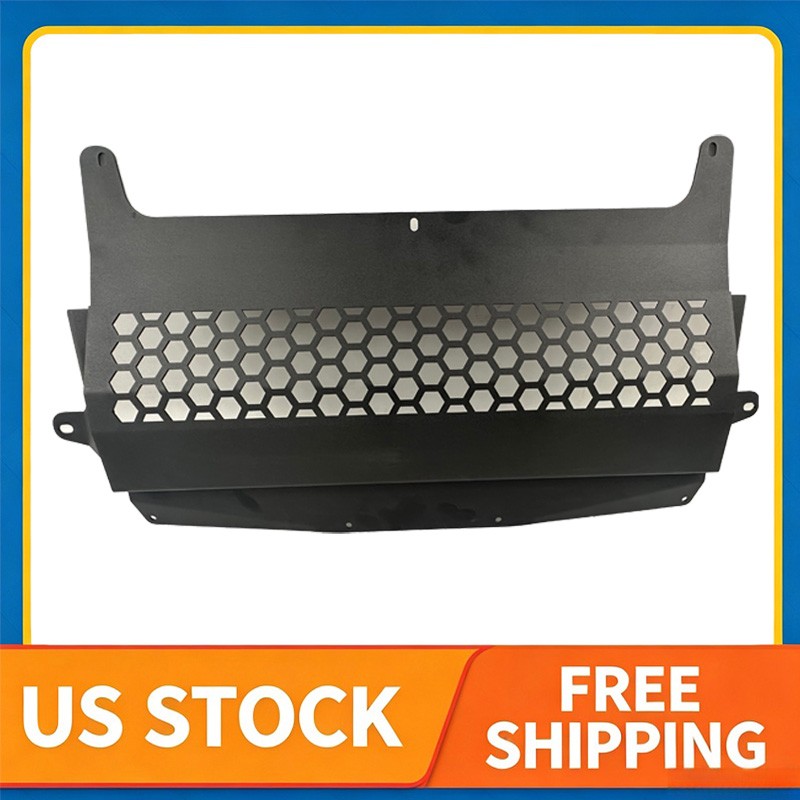 For BWM S55 F80 M3 F82 F83 M4 3.0L Turbo Black Aluminum Oil Cooler Skid Plate