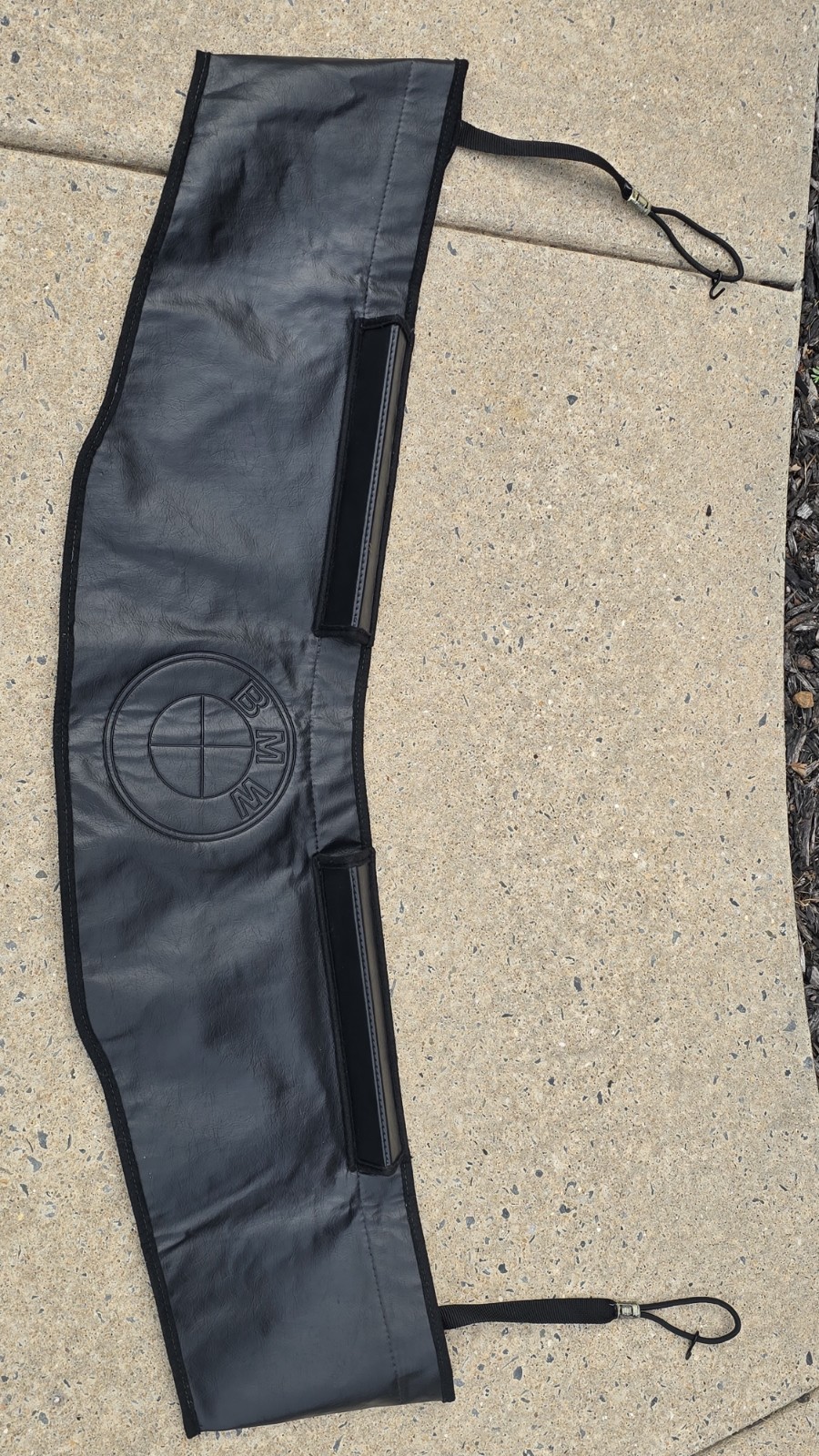 Original Colgan Custom Hood + Bumper Bra for BMW E36; Embossed BMW logo; Rare!