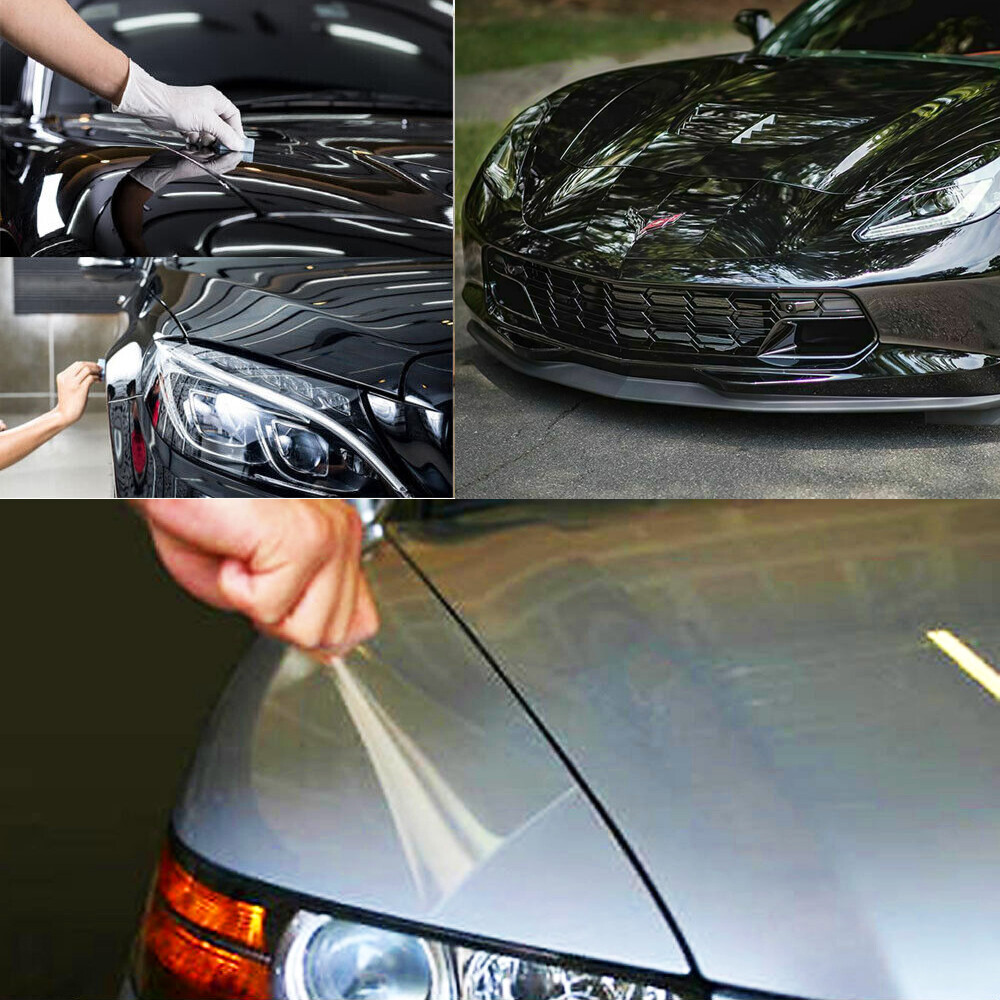 For Headlight Bumper Body Transparen Anti-Scratch Protection Vinyl Film Sticker