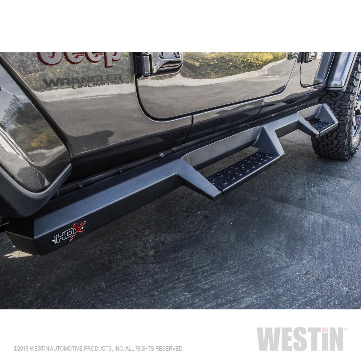Westin Step Nerf Bar for 2021 Jeep Wrangler Unlimited Rubicon Turbo 3.0L V6 DIES