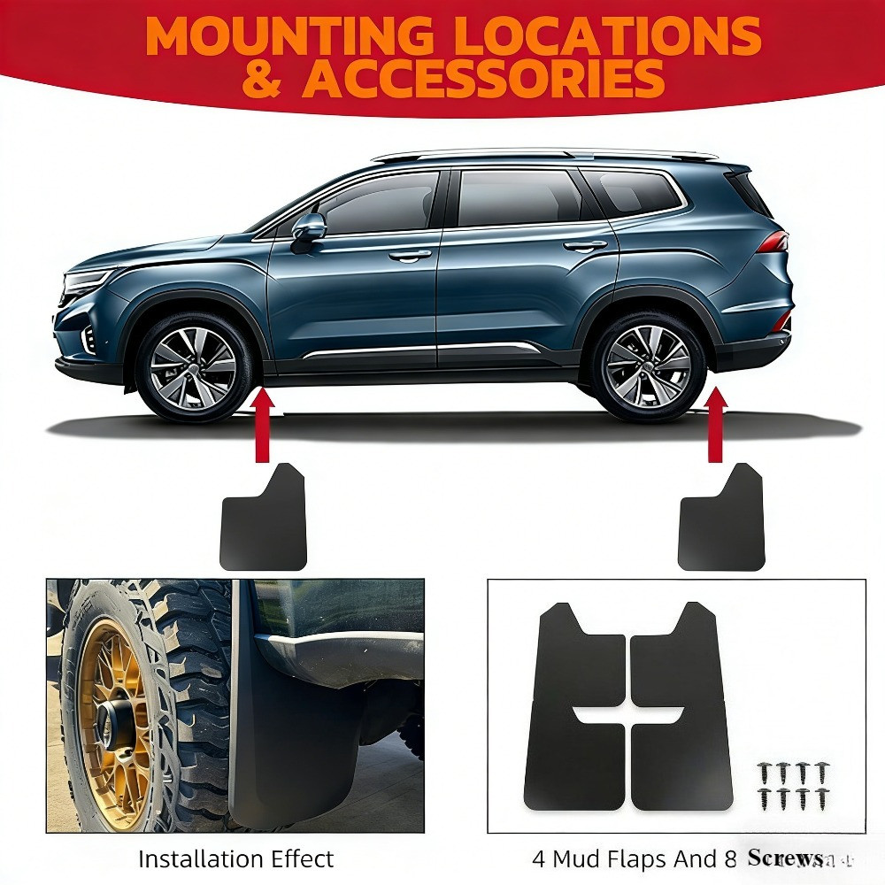 Mud Flaps Mudflaps Mudguards Splash Guards For Nissan Car SUV Pickup Truck