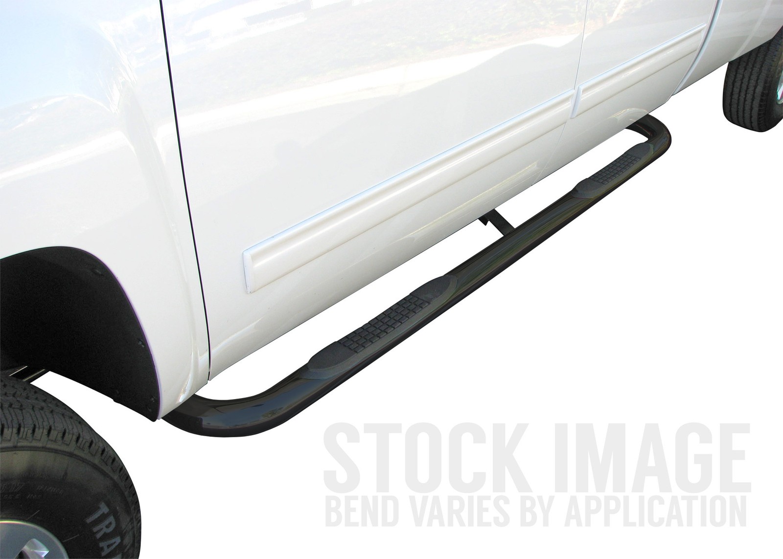 Steelcraft 255060 3 in. Round Side Step Nerf Bar Black Finish For Honda Element