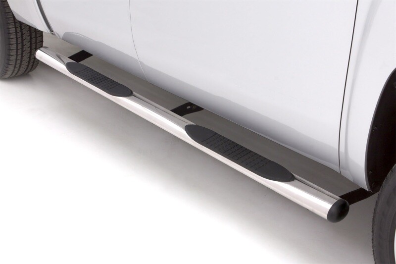 LUND 23578176 4in. Oval Straight Nerf Bars for Nissan Frontier Crew Cab