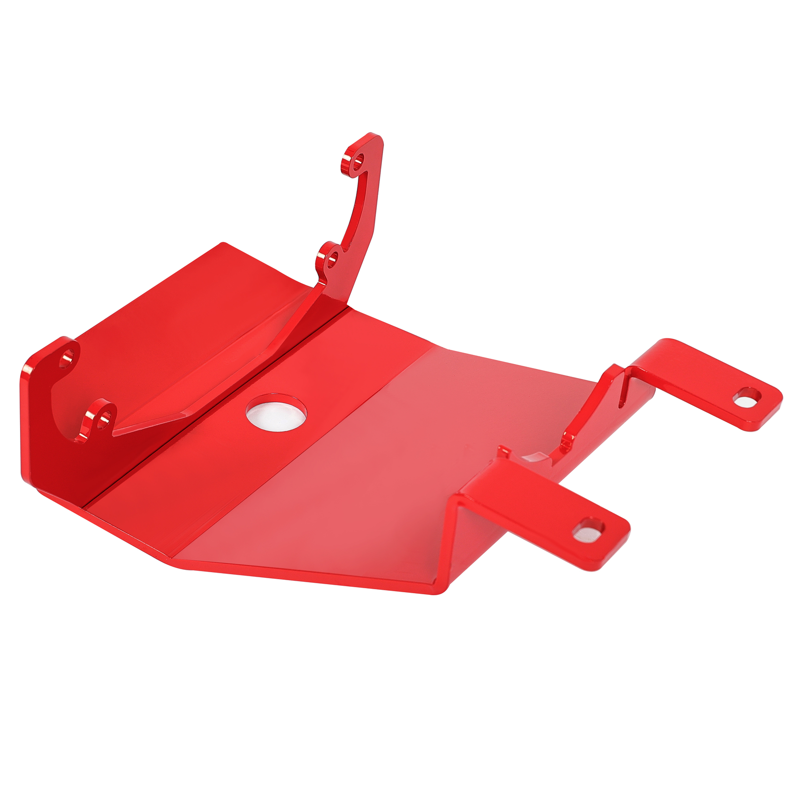 Front Skid Plate Red Steel For Jeep Wrangler 2018-23 / Gladiator 2020-23 RS62116