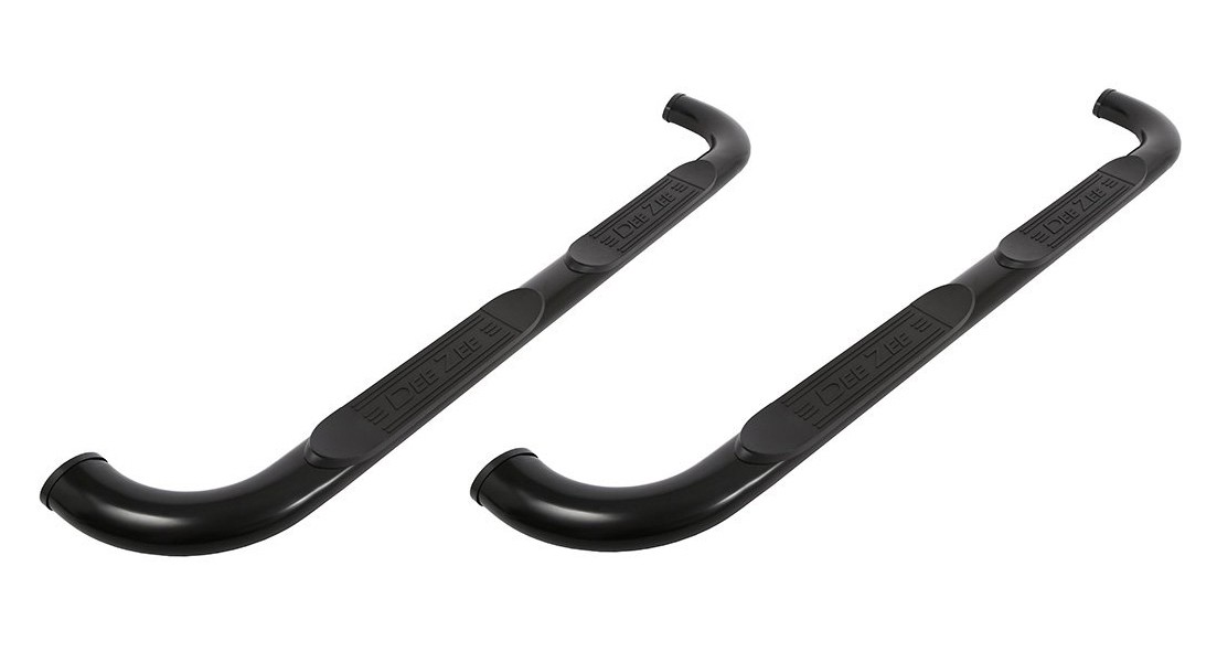 DEE ZEE DZ 372529 4in Oval Step Bars for 1999-2019 GM Fullsize Trucks, Black