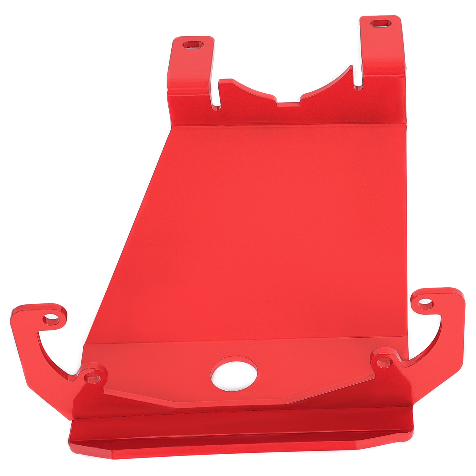 Front Skid Plate Red Steel For Jeep Wrangler 2018-23 / Gladiator 2020-23 RS62116