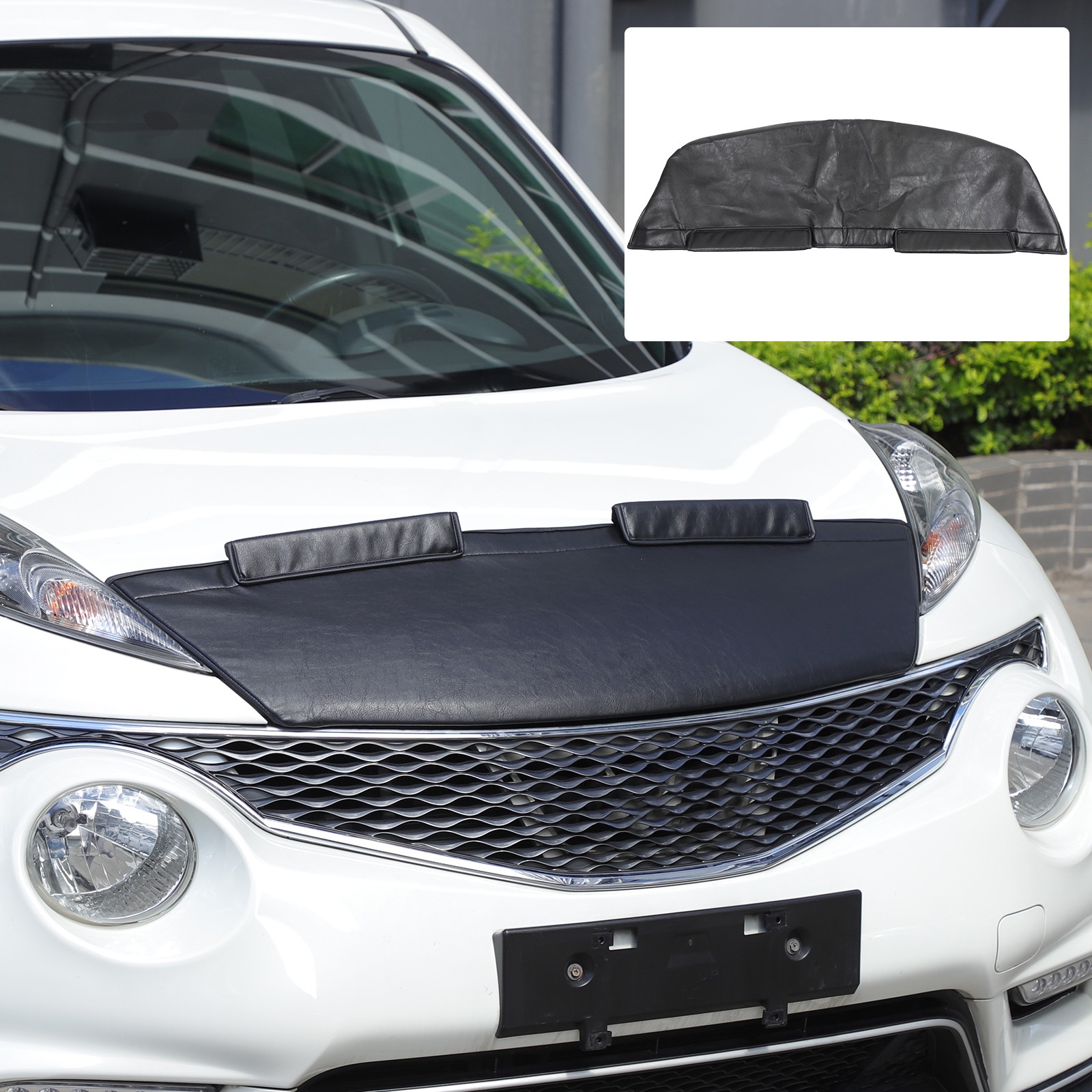 Front End Cover Hood Car Mask Bra Protector For Nissan Juke 2011-2017 lether