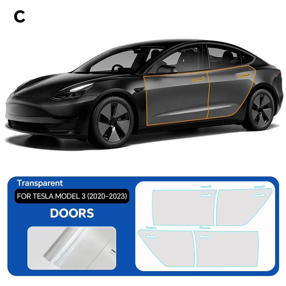 8.5Mil Matte PPF PreCut Full Car For Tesla Model 3 2017-2023 Paint Protection