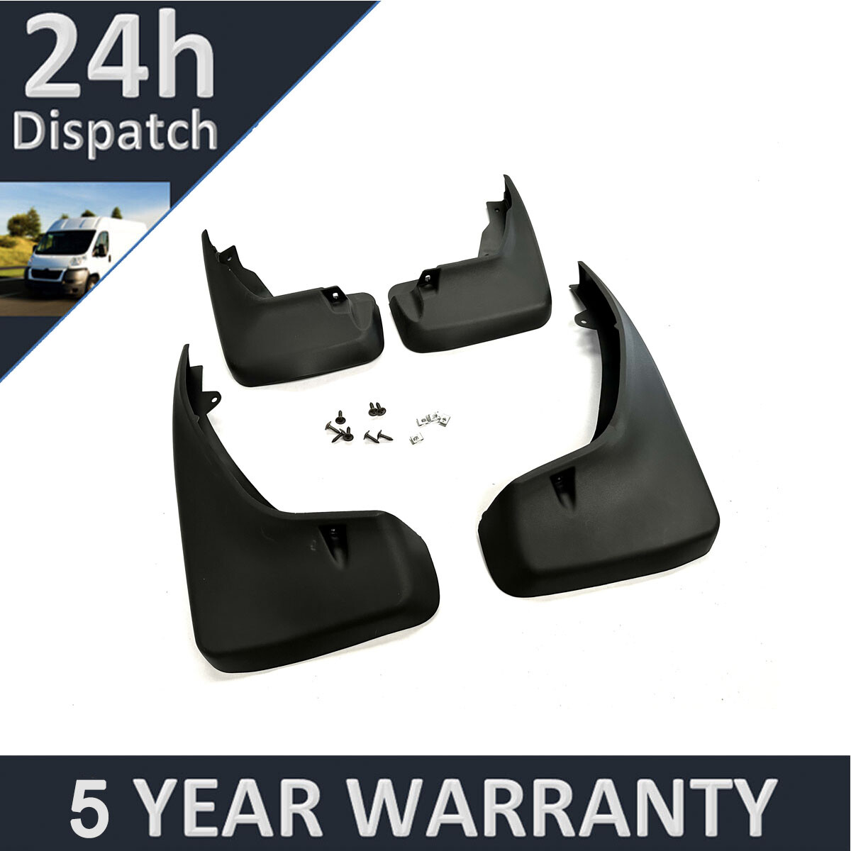 Tailored Mud Flaps Set of 4 For Land Rover Freelander 2 2007-2015 Purevue