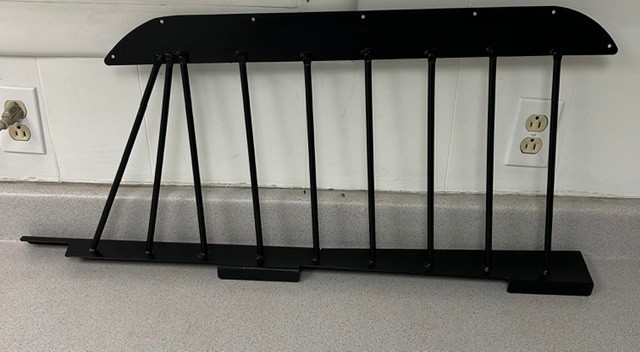 WINDOW ARMOR STEEL BARS, REAR PASSENGER, 2020-CURRENT FORD EXPLORER, INTERCEPTOR