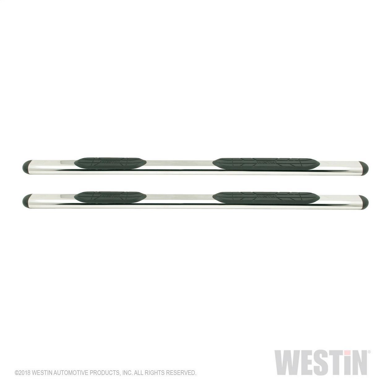 Westin Premier 4 Oval Nerf Step Bars 72 in – Stainless Steel