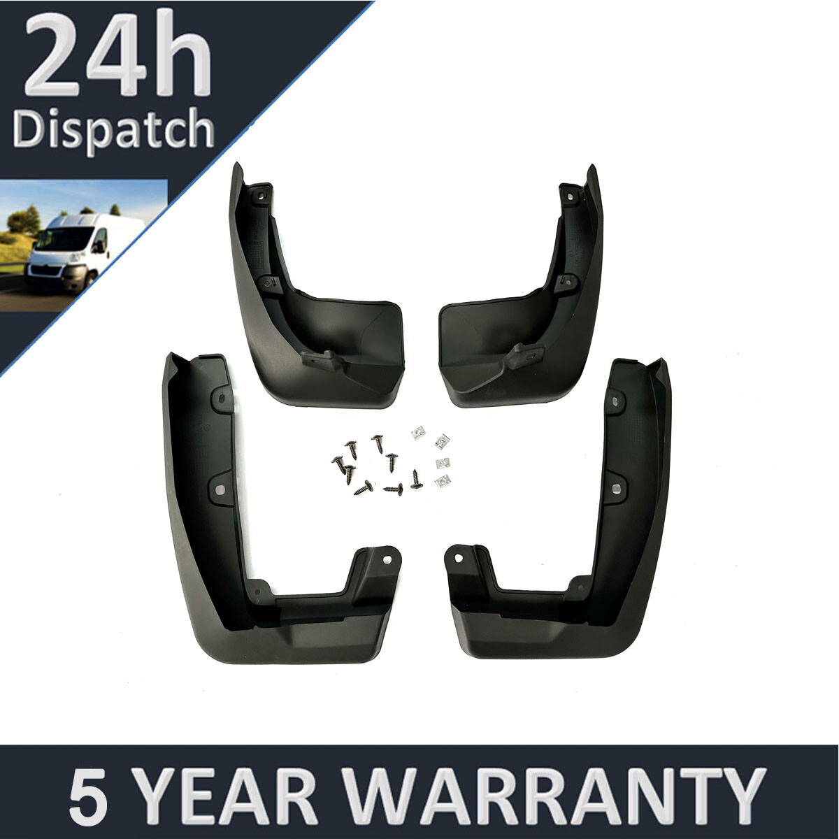 Tailored Mud Flaps Set of 4 For Honda CR-V 2017-2020 Purevue