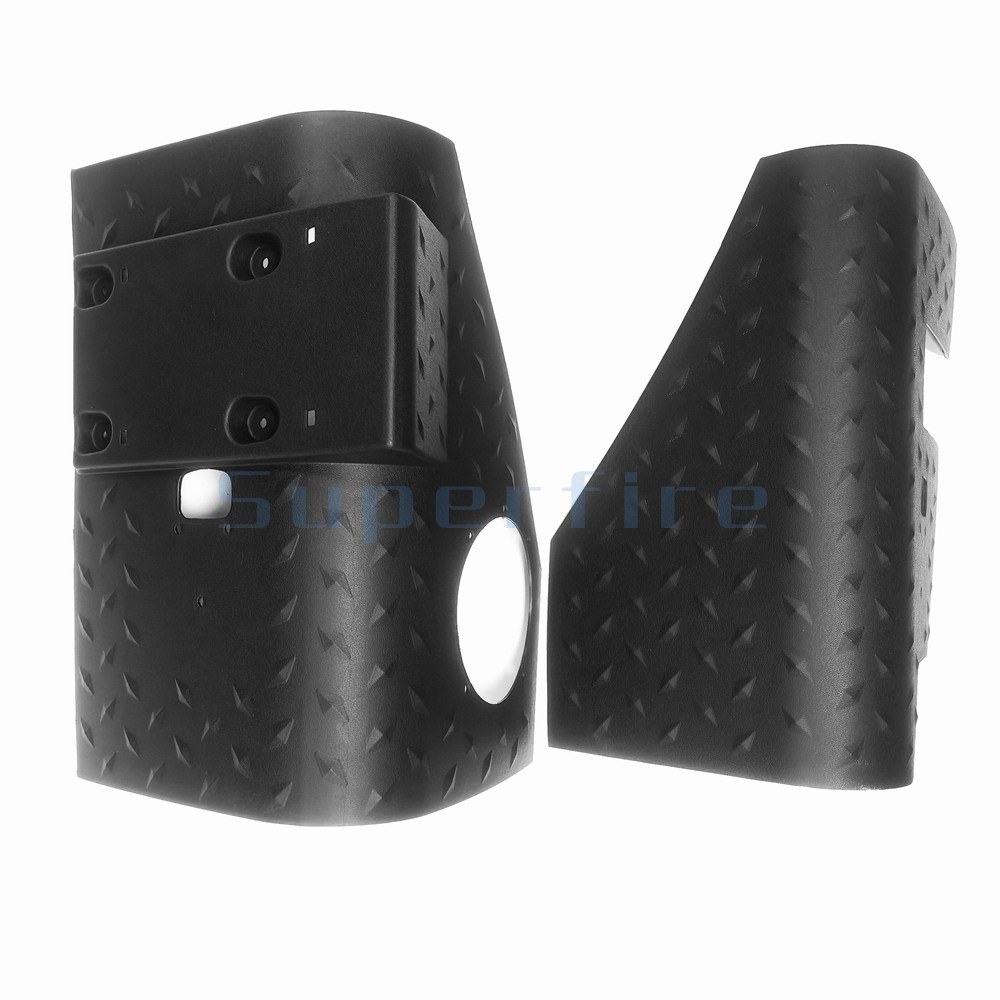 For Jeep Wrangler TJ 1997-06 Black Rear Body Corner Guards Armors Panel Kit Pair