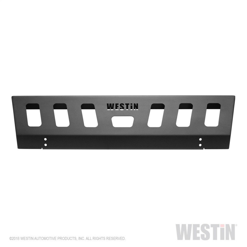 Westin 2018-2026 Jeep Wrangler JL Front Bumper Skid Plate – Textured Black