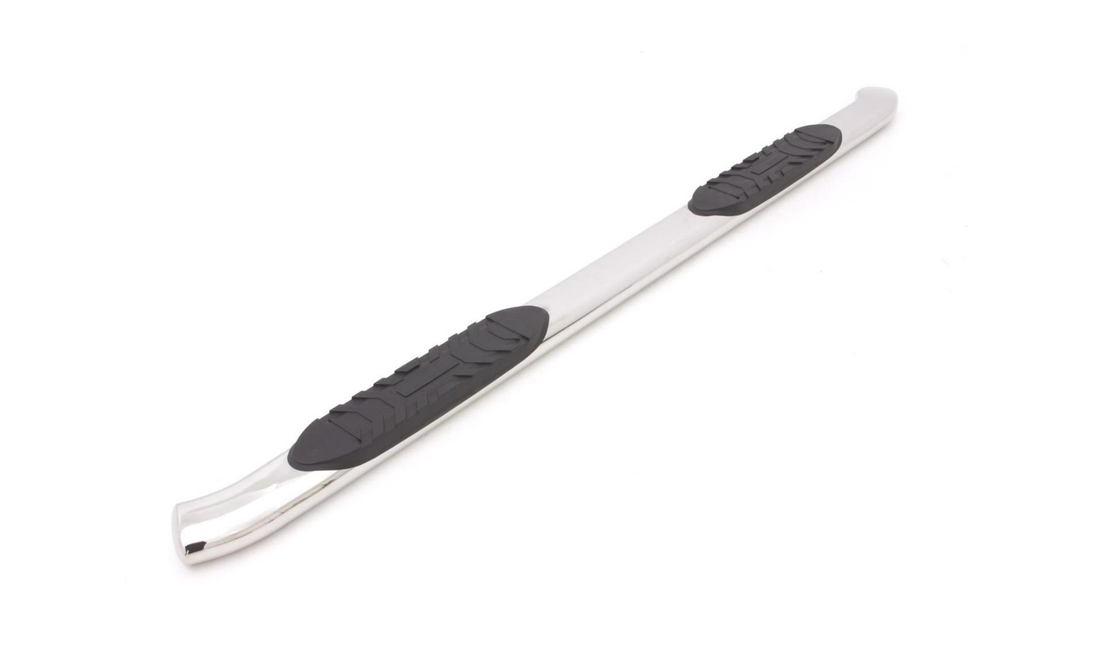Lund 23789010 5 Inch Oval Curved Nerf Step Bars Polished Stainless