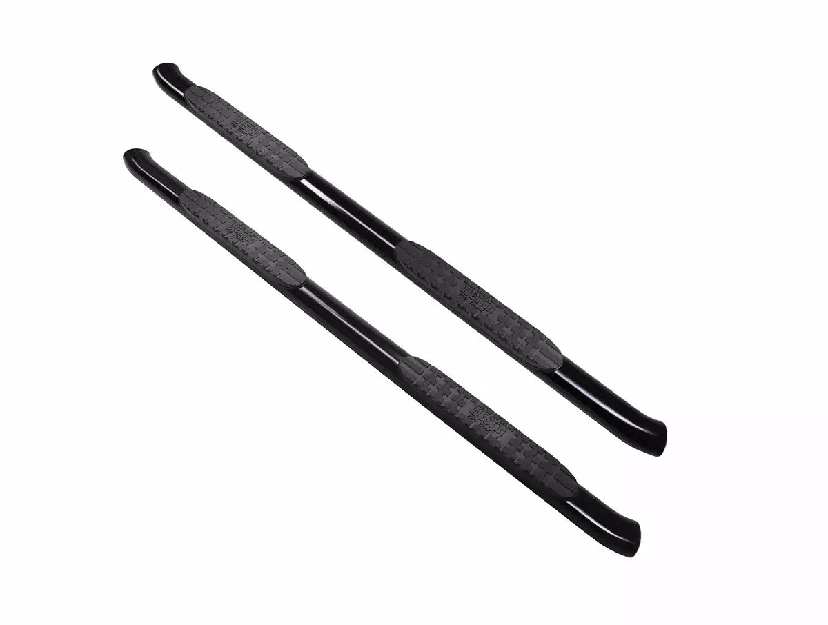 Westin Pro Traxx 4″ Black Oval Nerf Bars Side Steps 21-21405