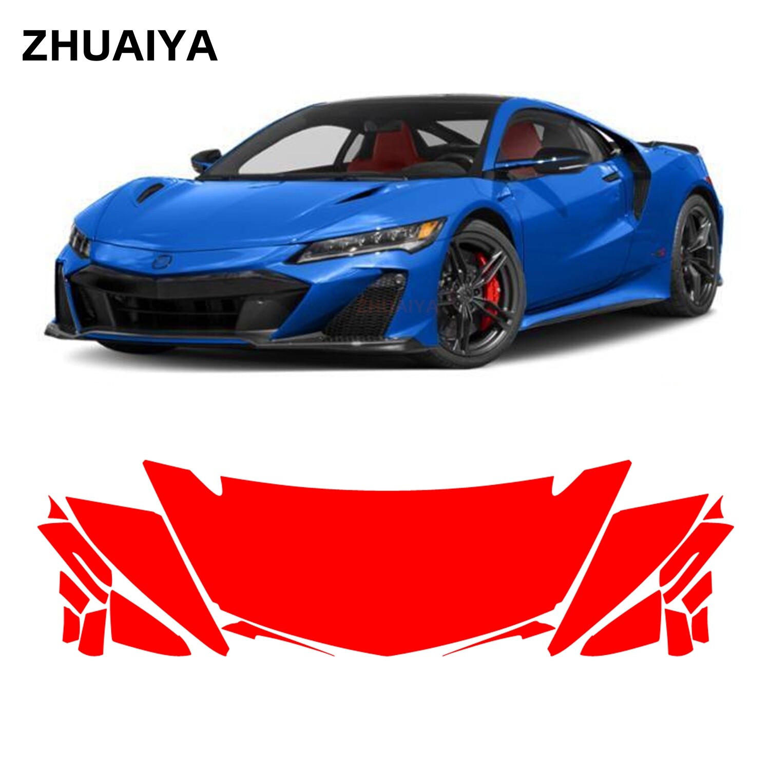 Partial Hood + Fenders PPF Paint Protection Film For Acura NSX 2022-2024