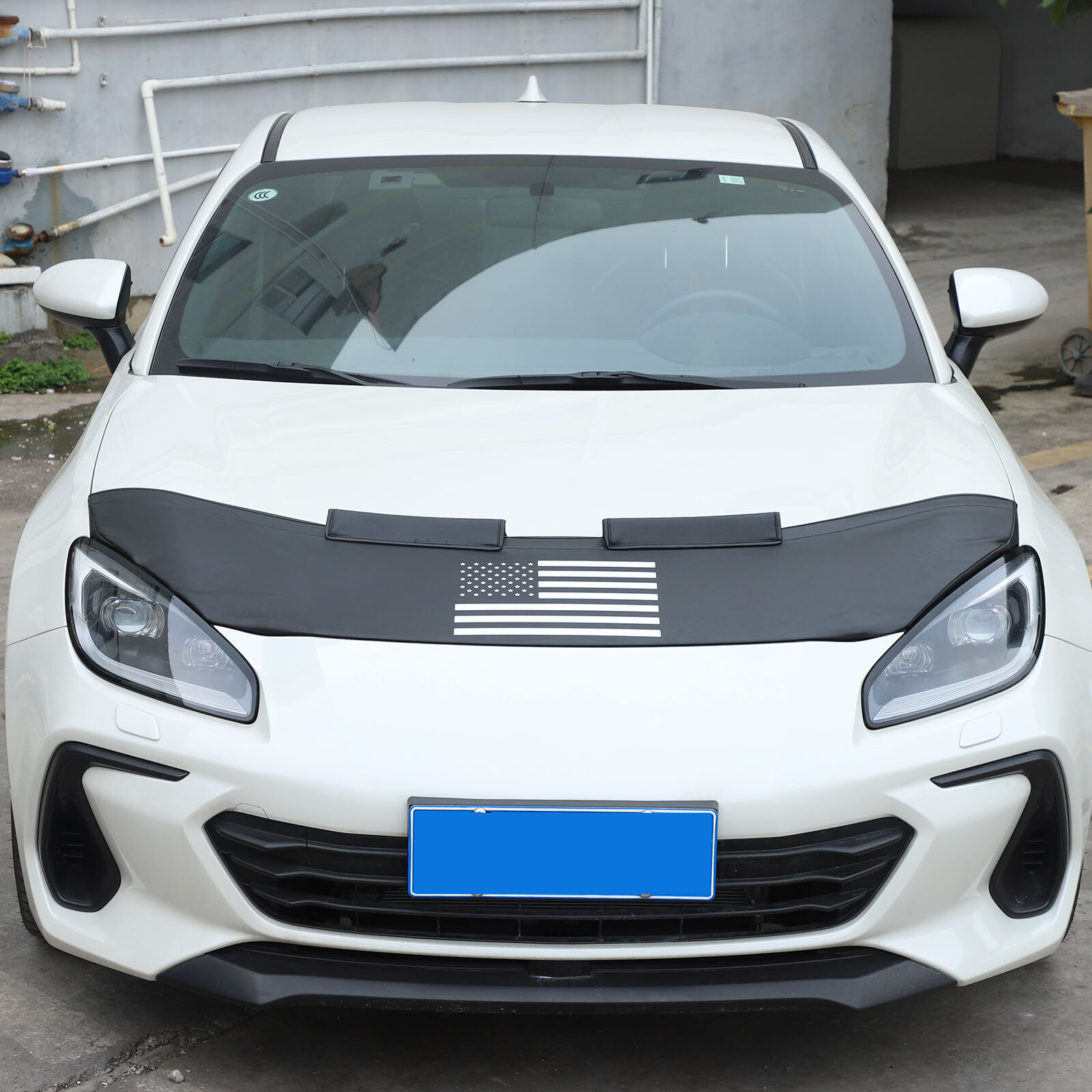 Front Bumper Lebra Hood Protector Mini Mask Bra For Toyota 86/Subaru BRZ 2022-23