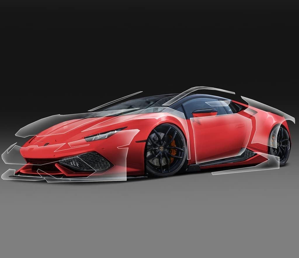 Invisible Self-Adhesive Paint Protection Film – 17.75″x54″ for Vehicle Care