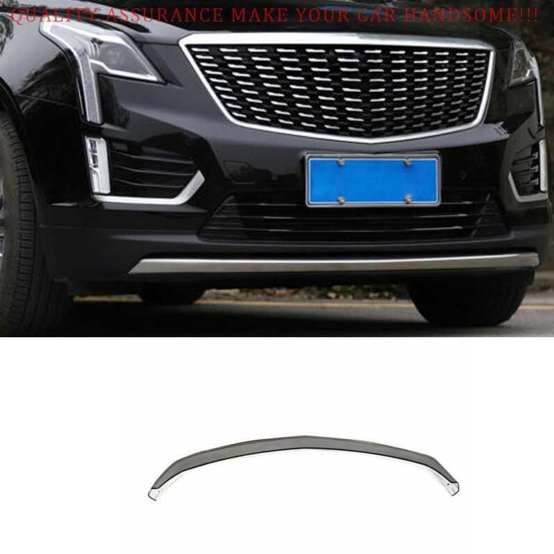 For Cadillac XT5 2020-2026 Silver Steel Front Bumper Bottom Protector Strip 1p