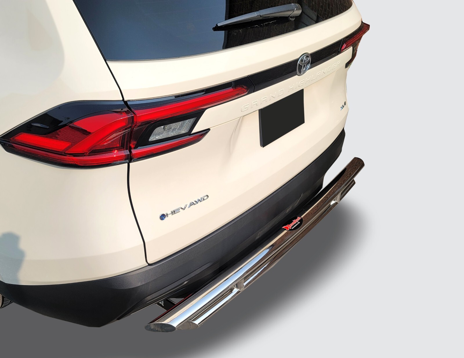 Fits 2024+ Toyota Grand Highlander Rear Double Layer Parking Protector Stainless