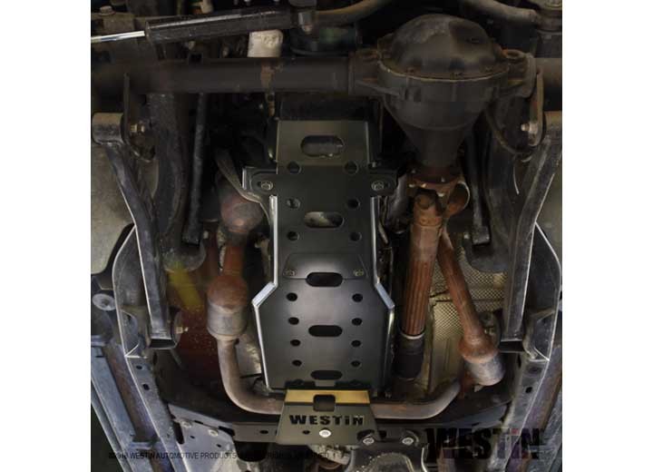 Westin 42-21015 For 12-18 Wrangler Textured Black Oil Pan Skid Plate
