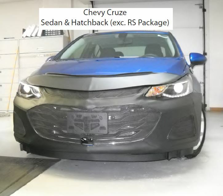 Lebra Front End Mask Cover Bra Fits 2019 Chevrolet Cruze Sedan &Hatch WO RS PK.